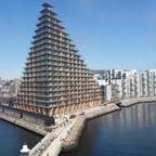 Futuristische Architektur in Aarhus